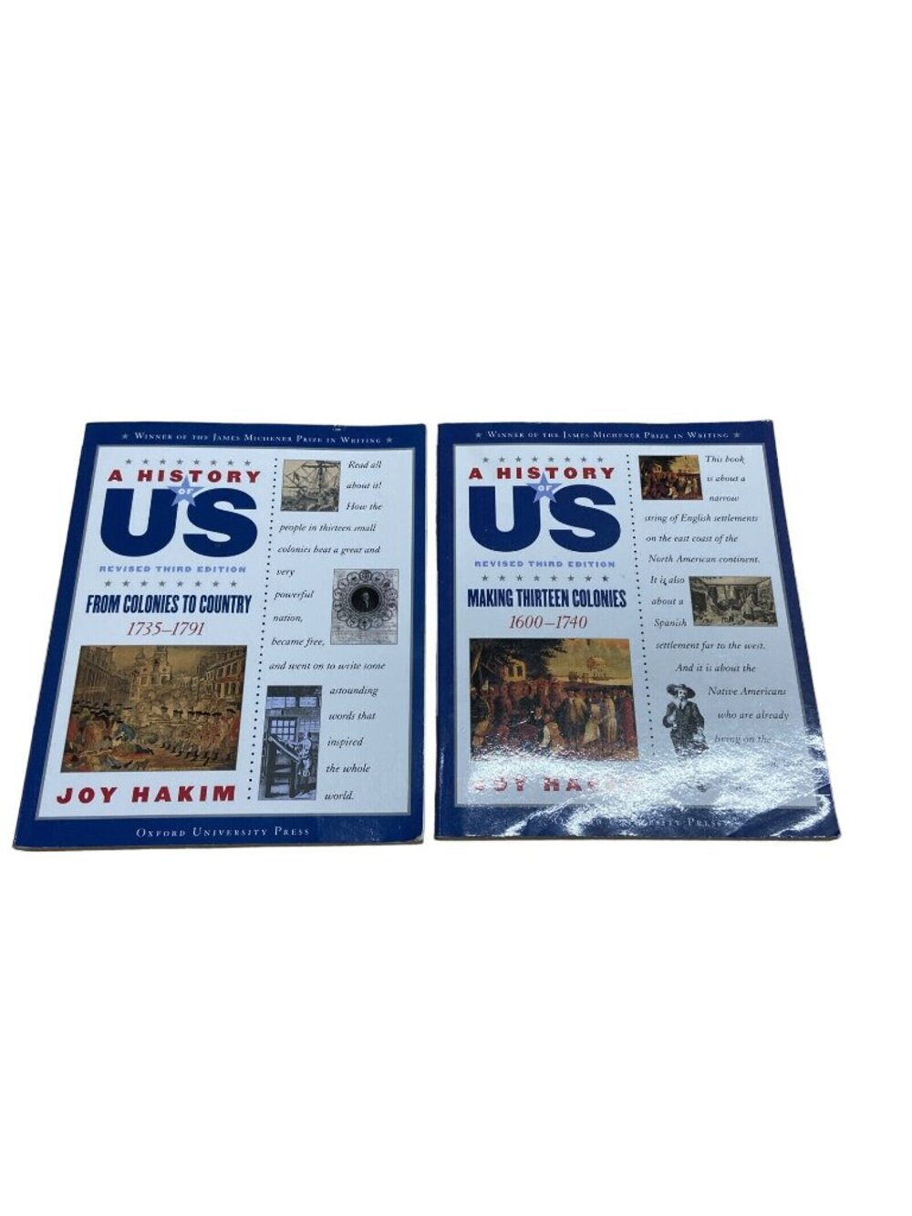 A History Of US Colonies Third Edition Books 2 and 3 Joy Hakim